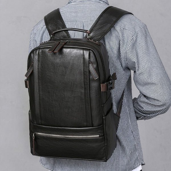 Premium Leder Rucksack