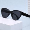 Damen Cat-Eye Sonnenbrille mit luxuriösem Leopardenmuster und charmanten Details
