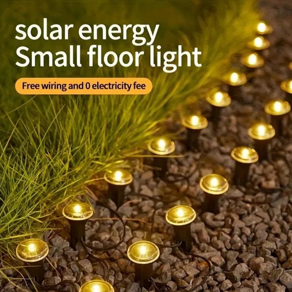 LumaTerra – 15er-Pack Solar-Gartenweglichter Hover Image