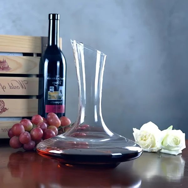Kristall-Weinkaraffe – Handgefertigt und elegant | 1500 ml Ideal für Bars, Wohnungen und Büros