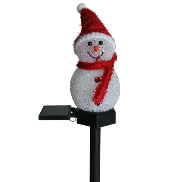 Solarbetriebene Schneemannlampe - SolarSnow