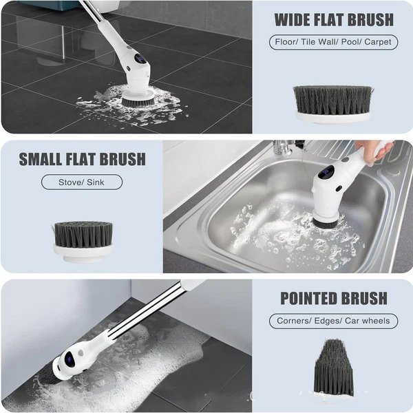 8-in-1 elektrische Reinigungsbürste Hover Image