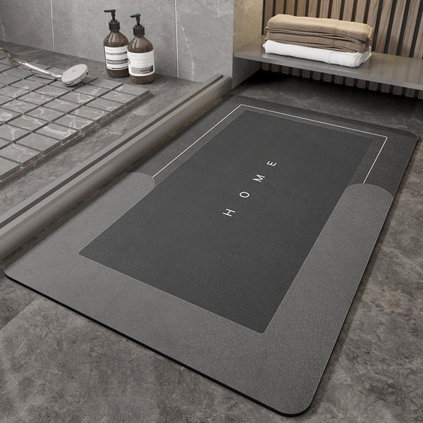 Badezimmer Schiebetür Fußmatte.