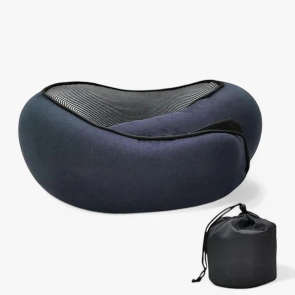 Ergonomisches Reise-Nackenkissen aus Memory-Schaum