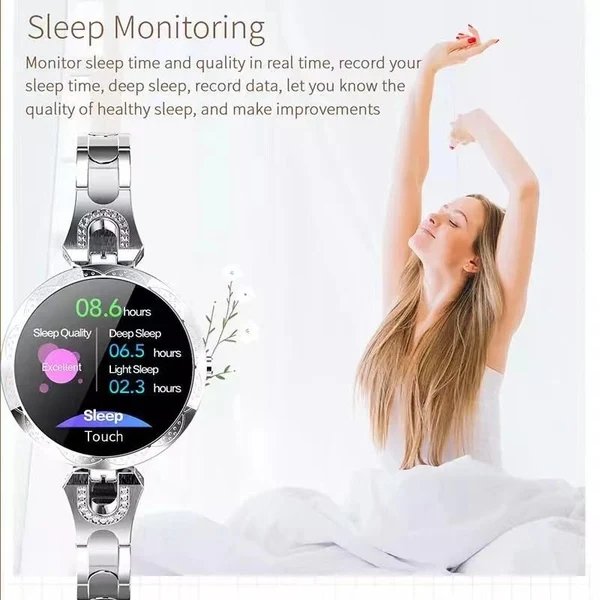 AquaFit Smartwatch | Wasserdichtes Fitness-Tracking | Mehrere Farben Hover Image