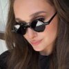 Damen stilvolle Sonnenbrille im einzigartigen achteckigen Design