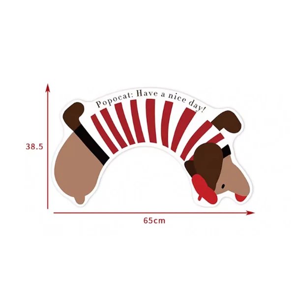 Verspielte Hunde-Themen-Badmatte Hover Image