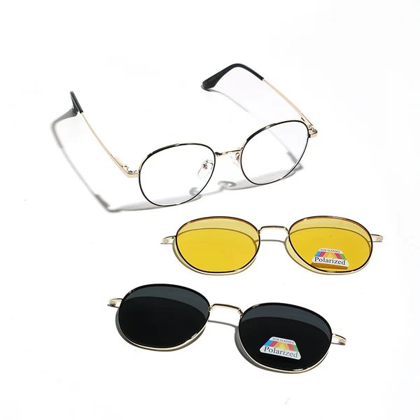 Damen modische Brille mit wechselbaren Gläsern