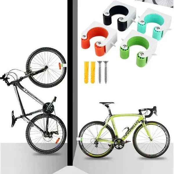 3-teiliges Wandfahrradhalter - Platzsparende Aufbewahrung für alle Fahrräder