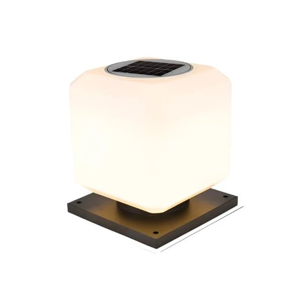 Elegante solarbetriebene Acryl-Außenlampe für den Garten