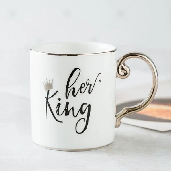 Luxus König & Königin Kaffeebecher