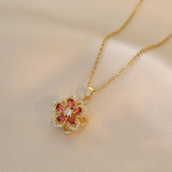 Rotierende Blumenkette