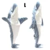 Snuggly Shark Gemütlicher Kapuzen-Einteiler Blanket