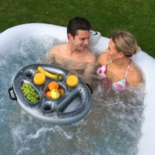 Selbstbedienungs-Schwimm Snacktablett