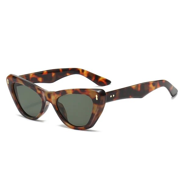 Damen Cat-Eye Sonnenbrille mit eleganten akzentuierten Rahmen
