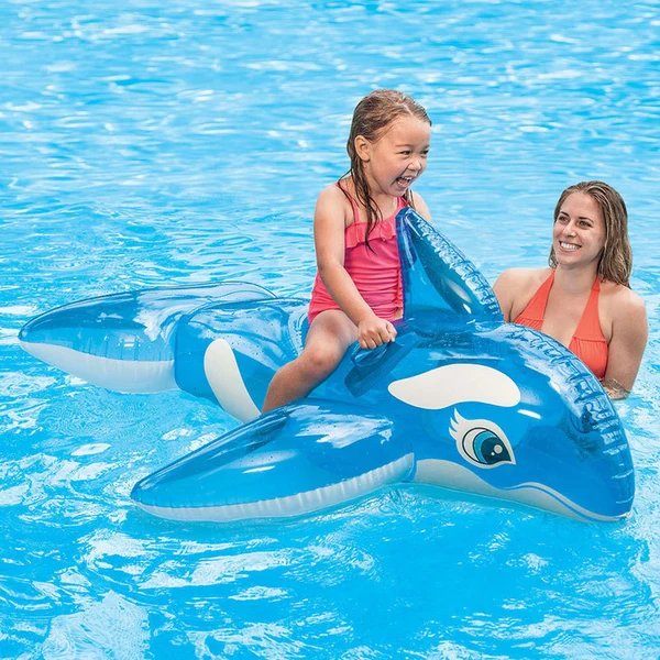 Damen Aufblasbare Delfin-Spielinsel
