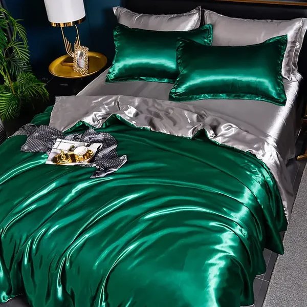 Luxuriöses Satin Bettwäsche Set
