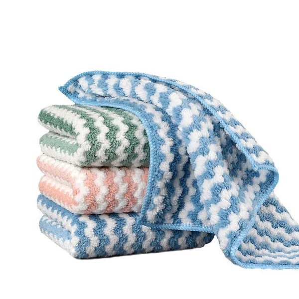 5 Stück Küchengeschirrspültuch wasserabsorbierendes Reinigungstuch