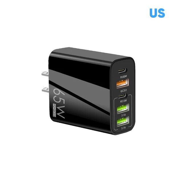 Multi-Port-Adapter 65W Schnellladegerät - US-Standard