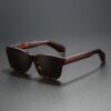Damen quadratische Sonnenbrille mit markantem Schildpatt-Muster
