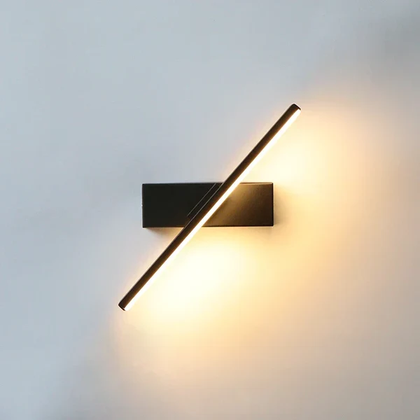AuroLite Verstellbare LED-Wandleuchte | 330° Schwenkbar | Modernes Design für Schlafzimmer & Wohnzimmer | Aluminium