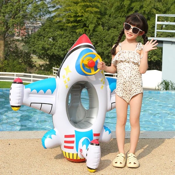 Damen Aufblasbarer Schwimmring mit Sicherheitssteuerung Hover Image