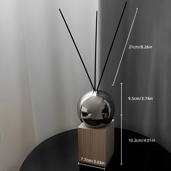 Edelstahl Aroma Diffuser – Entspannender Raumbedufter mit ätherischen Ölen | Dekorativ für Zuhause und Hotel