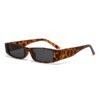 Damen moderne rechteckige Sonnenbrille mit angesagtem Design