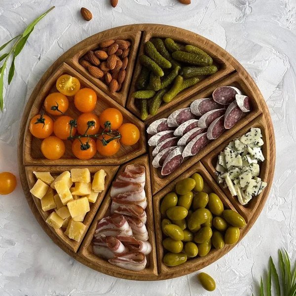 Holz Serviertablett — Verleiht Deinen Snacks den Wow-Faktor für unvergessliche Genussmomente
