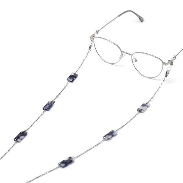 Elegante mit Perlen akzentuierte Brillenhalterkette
