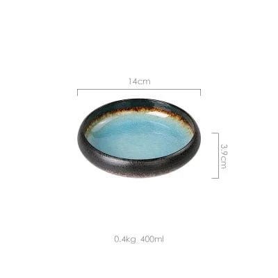Glasiertes Ufer-Tiefschalenplatten