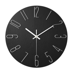 Noble Wanduhr – Moderne & Stille Uhr für das Wohnzimmer Hover Image