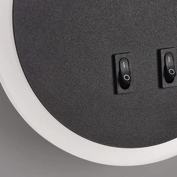 Moderne LED-Wandleuchte mit USB-Ladefunktion – Dimmbare, stimmungsvolle Beleuchtung für Wohnzimmer und Schlafzimmer