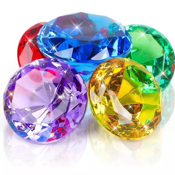 Unisex Glitzernde Dekorationssteine