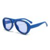 Damen modische Retro-Sonnenbrille mit breitem Rahmen