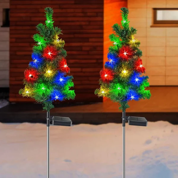 Weihnachtsbaum Solar Gartenlicht
