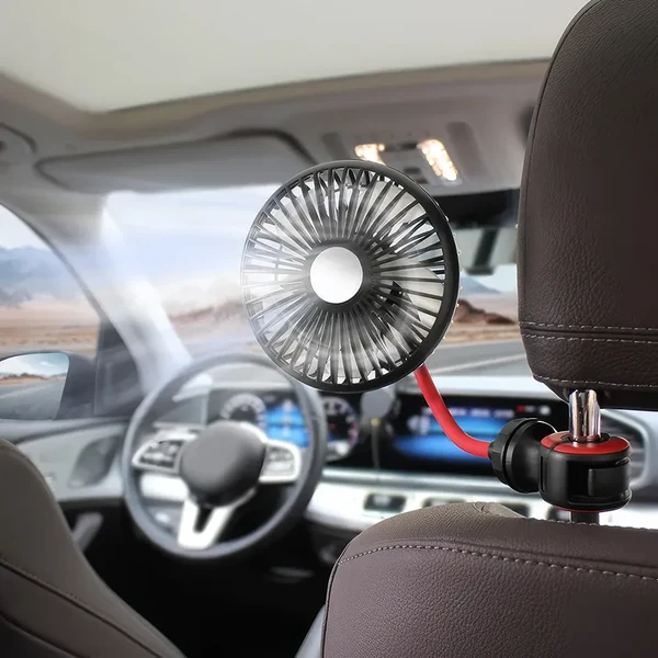 Multidirektionaler Auto Rücksitz Ventilator