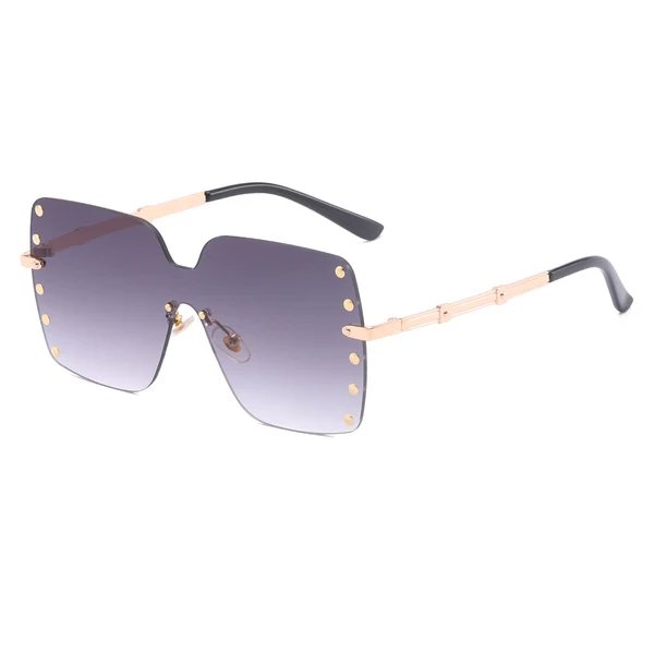 Damen oversized Sonnenbrille mit modischem Rahmen