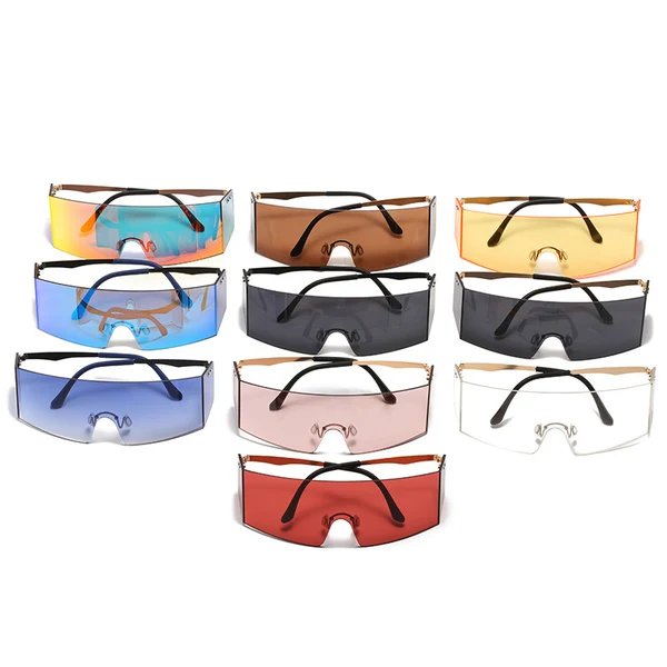 Damen Futuristische Sportsonnenbrille Hover Image