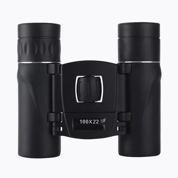 Kompaktes 100x22 HD-Fernglas mit BAK4 FMC-Optik für große Reichweiten – ideal für Jagd, Sport, Camping und Reisen.