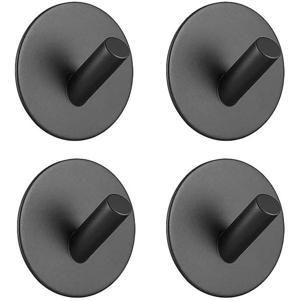 4-Pack: Schwere Pflichten Haltbare 304 Edelstahl Wandhaken Hover Image