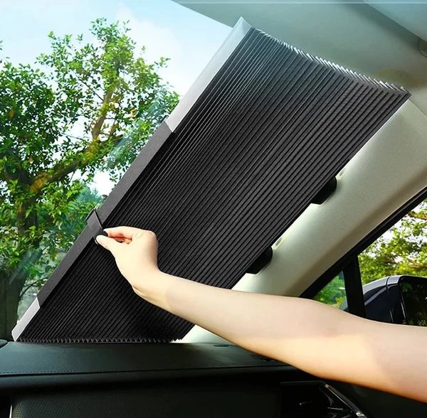 Einfahrbare Frontscheiben-Sonnenschutzblende