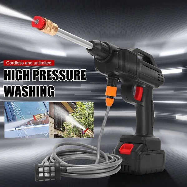 600W Kabelloser Tragbarer Hochdrucksprühwasserpistole