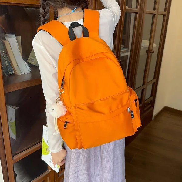 Komfortabler Schulrucksack mit Praktischen Fächern