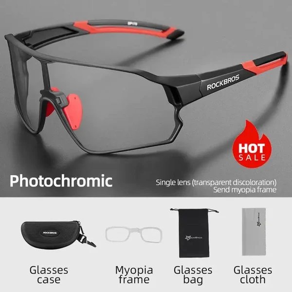 Fahrradbrille mit photochromen Gläsern