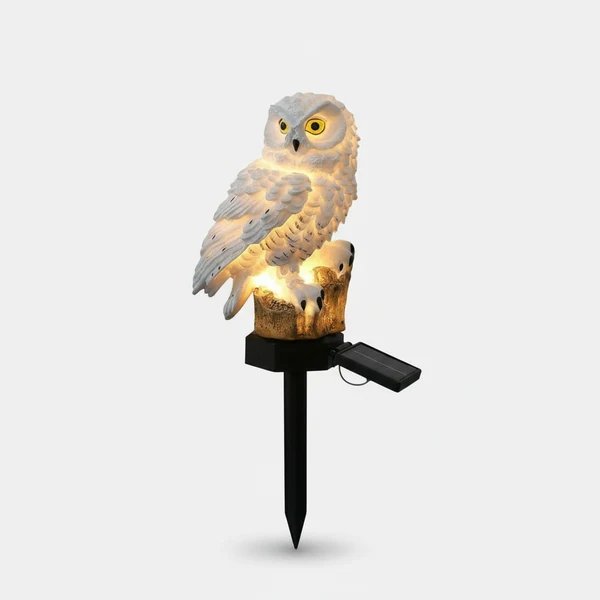 OwlGlow Solar-Gartenlampe