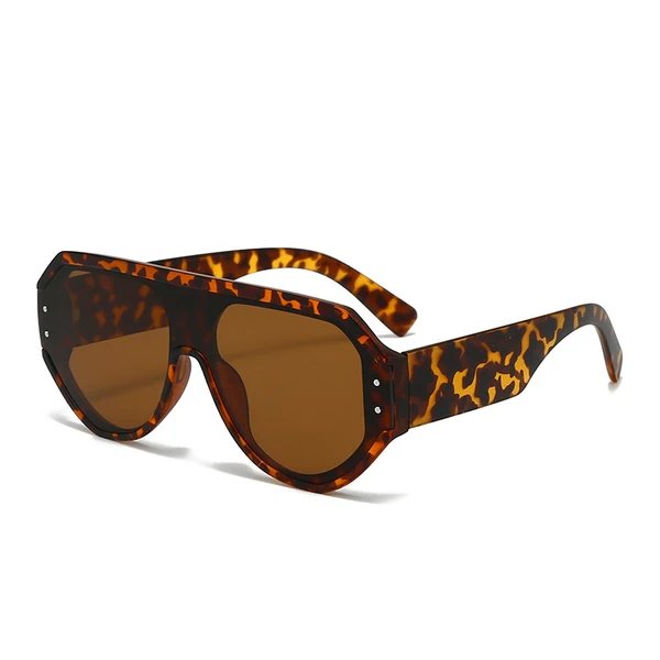 Damen modische oversized Sonnenbrille mit breitem Rahmen