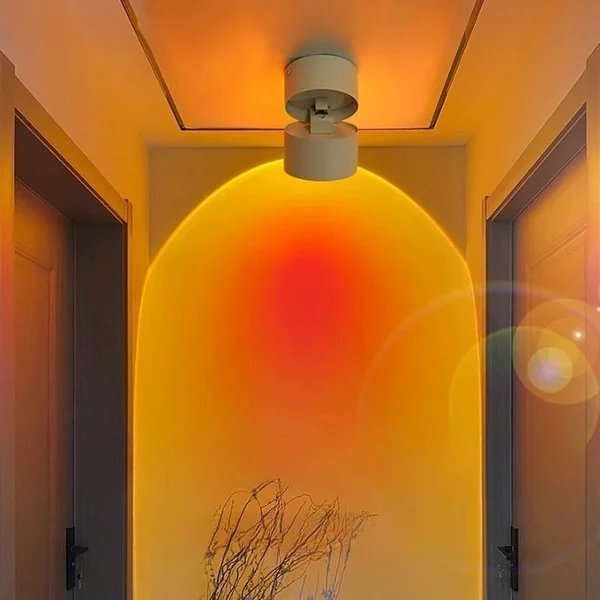 LED Sonnenuntergang Atmospäre Wand Spotlight