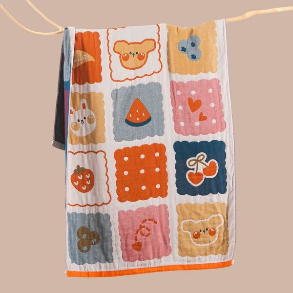 Damen Kuscheldecke mit charmantem Bärenmotiv