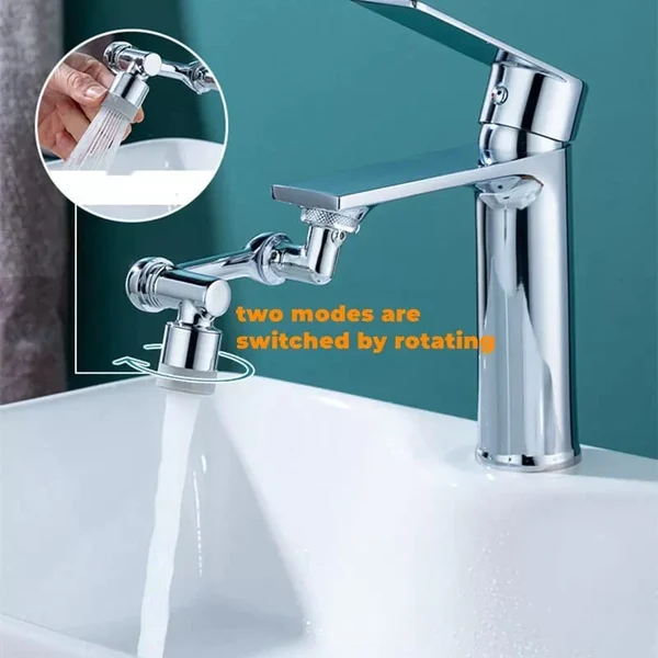 1080° drehender Wasserhahn